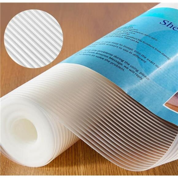 Non Slip Shelf Liner 11.8 x 20 Feet Waterproof Cabinet Drawer Kitchen Storage - Picture 1 of 7